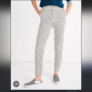 Madewell Tapered Stripe Pants